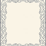 Pristine Knot Labyrinth Decorative Authentic Minimal Elegant (Ivory)