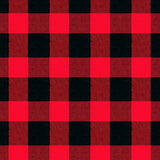 Buffalo Check Vintage Cabin Style Rustic(Red)