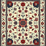 Non Slip Beige Runner Floral Kitchen Area Long Hallway(Beige)