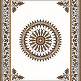 Desert Oasis Arabesque Patterned(Brown)