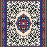 Contemporary Interlocking Lattice with Ornate Multi Hue Detailing(Beige)