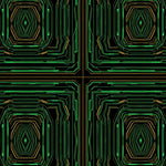 Hexagonal Honeycomb Maze with Interlocking Cell Design (Black) - ODIKA