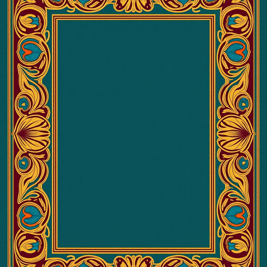 Plumage Tropical Garden Luxurious Artistic Treasure (Gold) - ODIKA