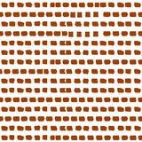 Bold Farmhouse Plaid Design with Oversized Checked Grid(Brown)