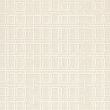 Elegant Beige Area with Modern Geometric Lattice and Litter Catch Design(Beige)