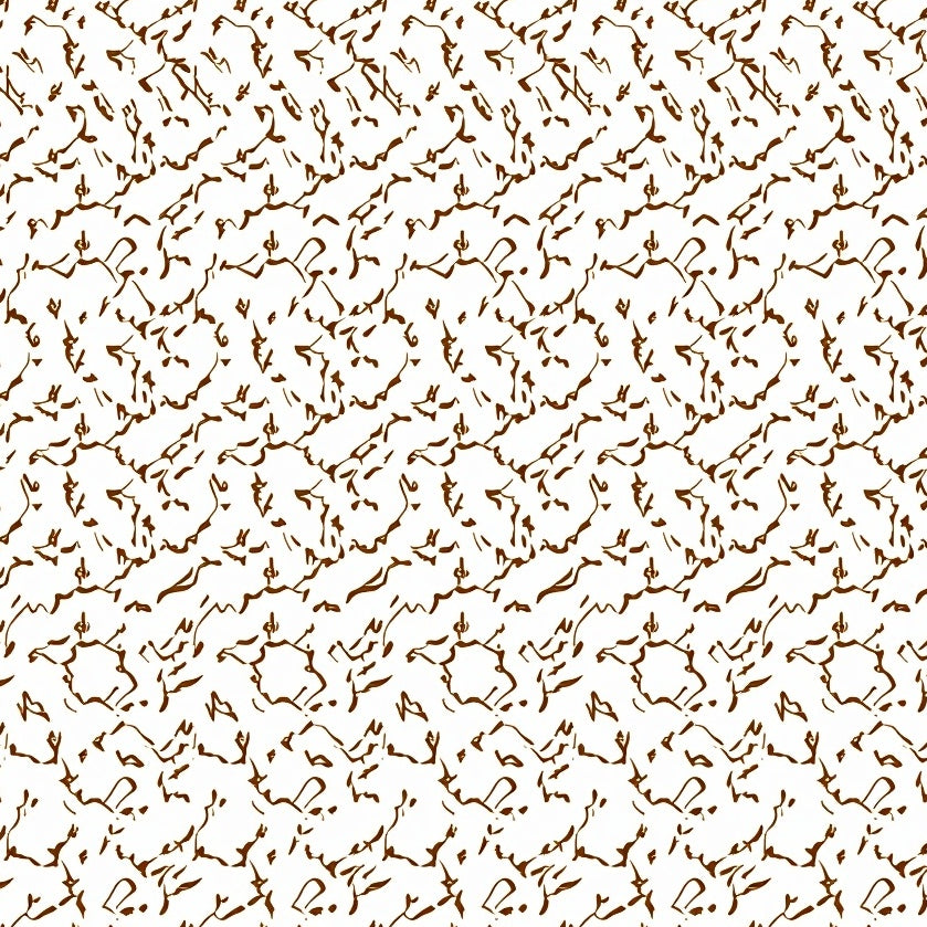 Hexagonal Honeycomb Fuzzy Bottom Accent (Brown) - ODIKA