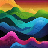 Dynamic Colorful Geometric Aesthetic(Yellow)