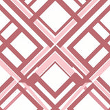 Art Interlocking Chevron Design with Contemporary Minimalist Touch(Pink)