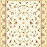 Subtle Beige Floral Accents(Beige)