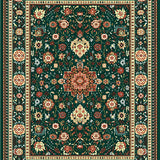 Boho Woven Area(Green)