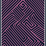 Sophisticated Herringbone with Clean Bordered Lines (Pink)