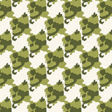 Abstract Watercolor Brushstroke Artistic Distressed Boho Lattice(Green)