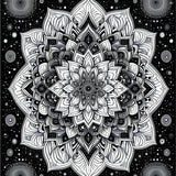 Intricate Tasseled Geometric Style(Black)