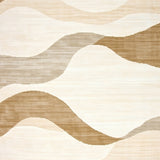 Chic Beige Desk Protector for Rolling Chairs Stable Floor Mat(Beige)