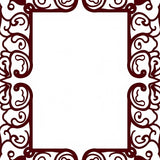 Elegant Spiral Motif Featuring Layered Crimson Hues (Brown)