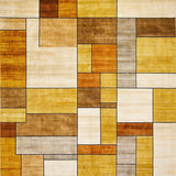 Dynamic Uneven Geometric with Asymmetrical Blocks and Jagged Edges(Beige)