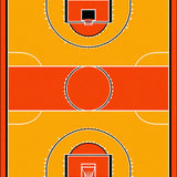 Rustic Athletic Court Vibe(Orange)