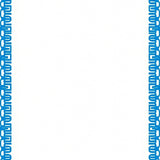 Pile with Subtle Nautical Stripes and Elegant Borders (Blue)