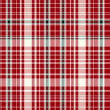Classic Tartan Plaid Interlocking Heritage Holiday Charm(Red)