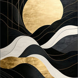 Sophisticated Modernist Visual Appeal(Black)