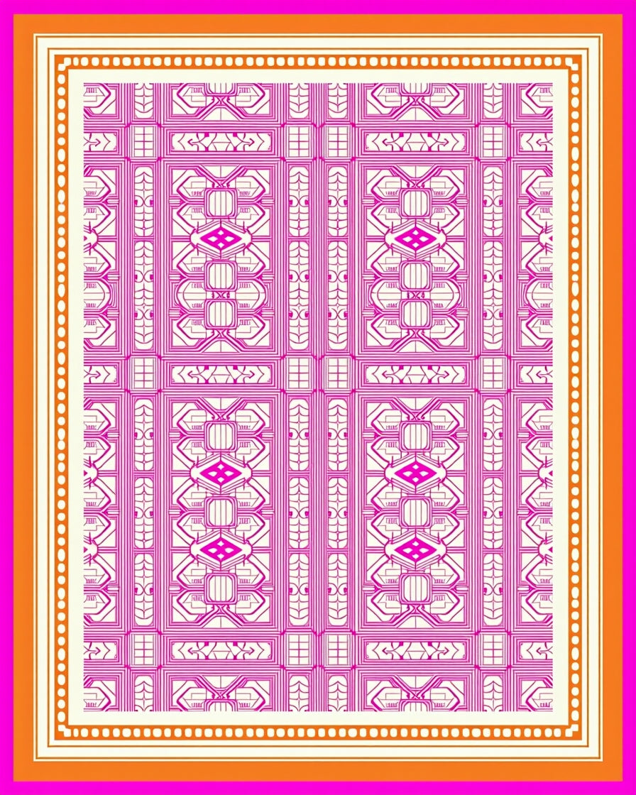 Djugun Interlocking Lattice (Pink) - ODIKA