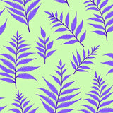 Enchanted Forest Botanical with Delicate Fern Frond Silhouettes (Green)