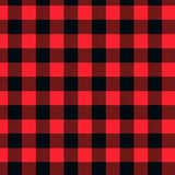 Winter Gingham Style Floor with Classic Checker Arrangement(Red)