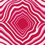Innovative Ripple Effect Modernist Avant Garde Zigzag (Pink)