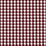 Gingham Style Entry with Vintage Checkerboard Motif(Red)