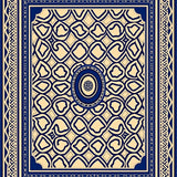 Ornamental Lattice Mosaic (Blue)