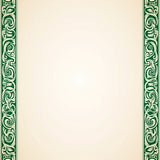 Traditional Damask Scrollwork with Neutral Tone Gradients (Beige)