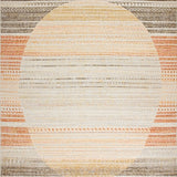 Boho Round Earthy Tones(Orange)