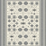 Scandinavian Cross in Charcoal and Cream(Black)