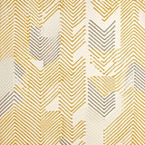 Cream & Beige Zigzag Area(Gold)