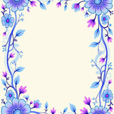 Mystical Garden Enchanted Pathway Ornate Blossoming Vines(Blue)