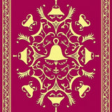 Merry Sleigh Bell Doorway with Vintage Appeal(Red)