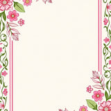 Romantic Cottage Garden Trellis Whimsical Enchanted Blossom (Pink)