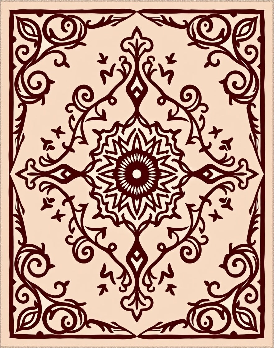 Nostalgic Era Weathered Symmetrical Treasure (Beige) - ODIKA