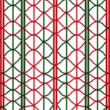 Yuletide Striped Crossweave Decorative(Red)