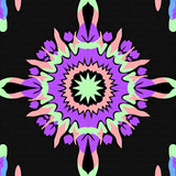 Abstract Burst with Symmetrical Radiating (Purple) - ODIKA