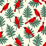 Cardinal Pine Branch Holiday Bathroom(Red)