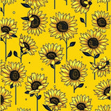 Rustic Floral Medley Circular Theme(Yellow)