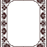 European Garden Tapestry Floral Low Pile Decorative(Brown)