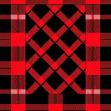 Buffalo Checkered Tartan with Classic Plaid Motif(Red)