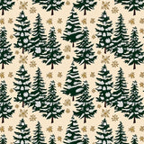 Holiday Evergreen Crystalline Half Round Entrance(Beige)