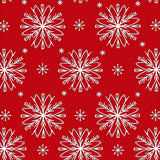Festive Snowflake Holiday Tapestry Elegant Winter Wonderland(Red)