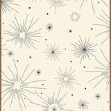 Celestial Constellation Starburst with Radiating Points Design(Beige)