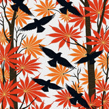 Enchanted Forest Crow Seasonal Decorative(Black)