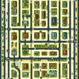 Dynamic Residential Motif(Brown)