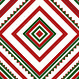 Cane Chevron Holiday Interlocking Art Design(Red)